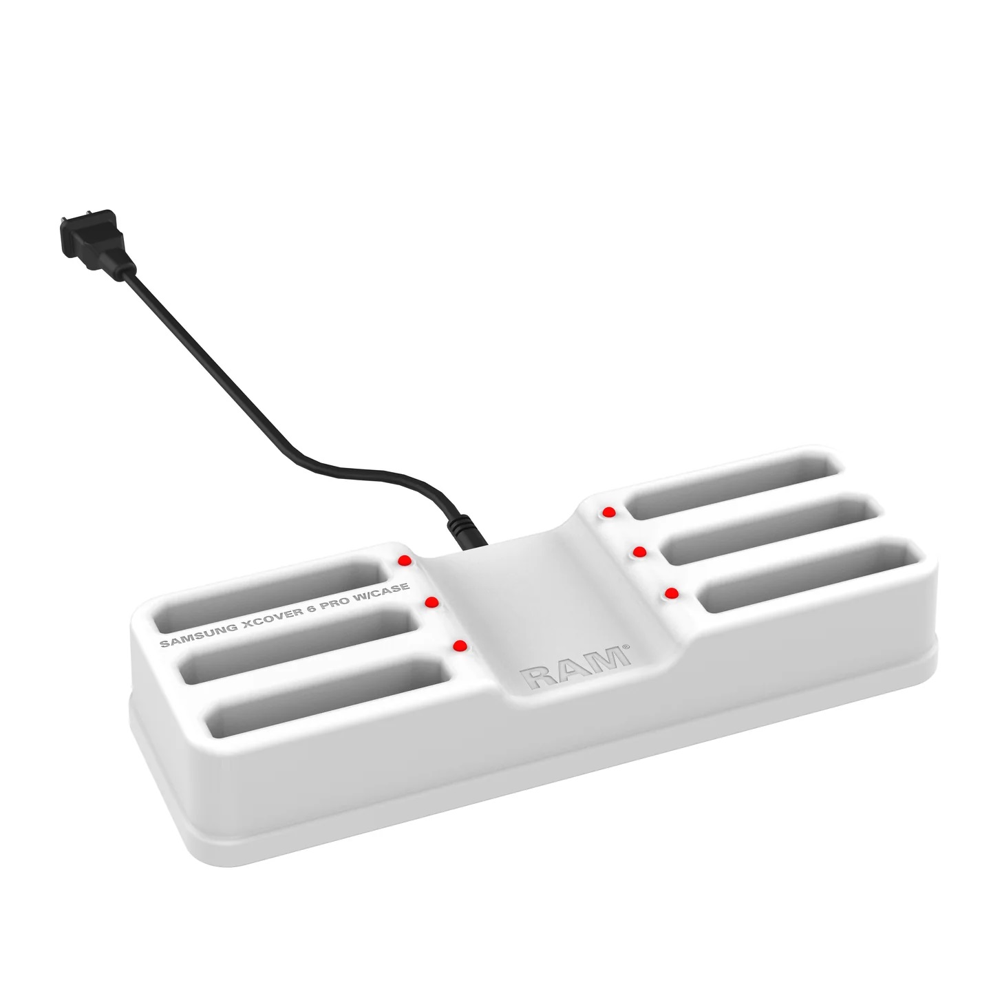 RAM-DOCK-6G-SAM84CPU-GRY RAM 6-Port Dock für XCover7 & XCover6 Pro mit OEM- oder RAM Skin - Grau 3