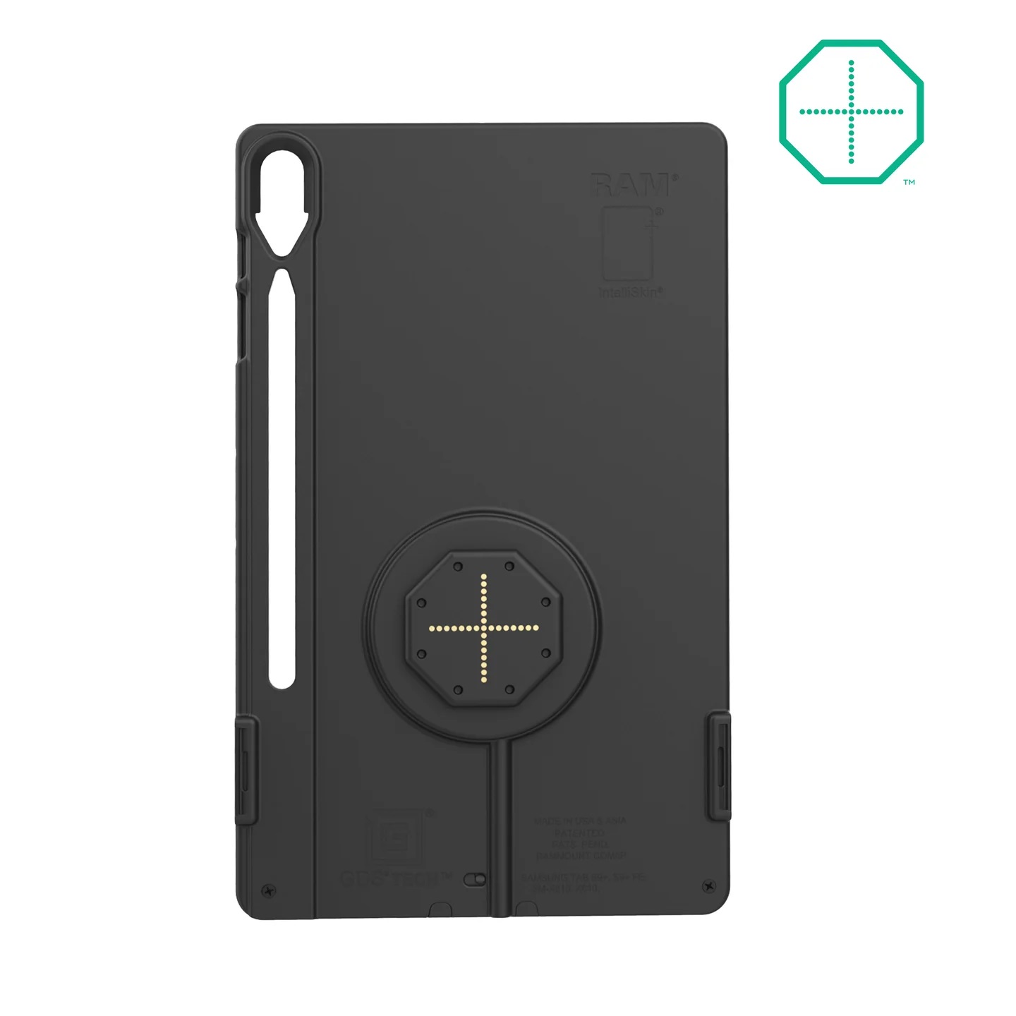 RAM-GDS-SKIN-SAM96-TCB IntelliSkin Thin-Case für Samsung Tab S10+, S9+ & S9 FE+ (rückseitige Pogo Pads) 5