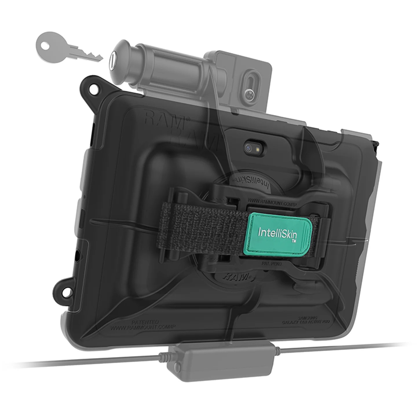 RAM-HOL-SAM57CPKL-1AU RAM®abschließbares Lade- und Datendock für Tab Active4 Pro & Tab Active Pro 5
