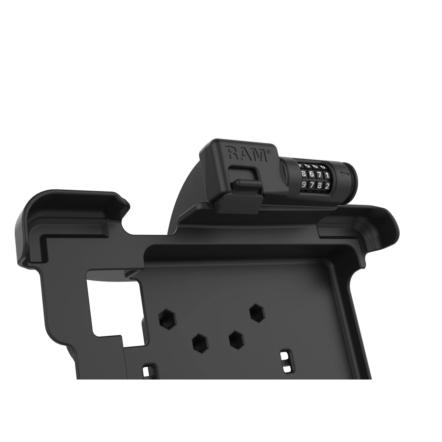 RAM-HOL-ZE15PCLU GDS-Ladedock für Zebra XSLATE L10 mit Zahlenschloss zur Verriegelung, DC-Buchse 4
