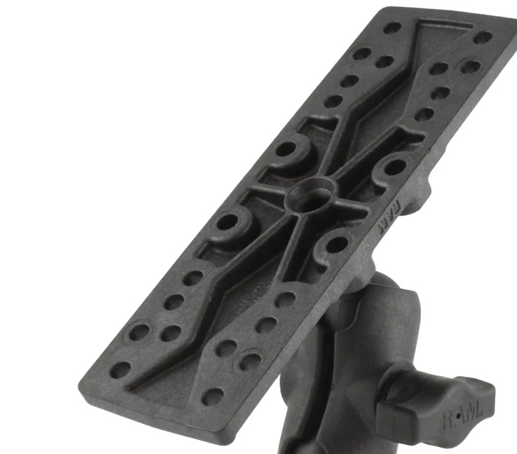 RAP-B-111U Basisset mit Universal Marine Electronics Plate - Standard, Kunststoff, B-System 2