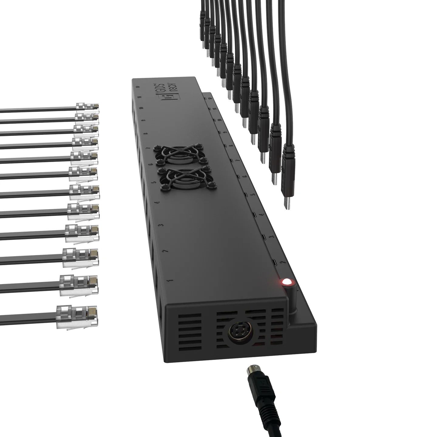 RAM-GDS-CHARGE-USBC-RJ45-12 GDS® 12-Port 300W USB-C + RJ45 Power Delivery Wandladegerät 5