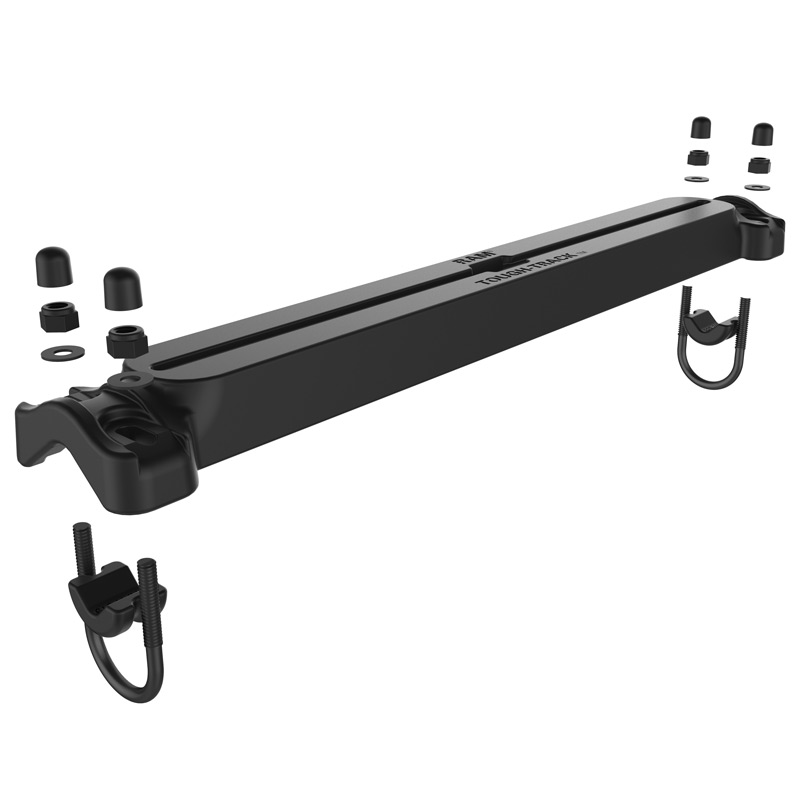 RAP-TRACK-B18U Tough-Track Rohrbasis-Schiene 45,72cm mit U-Bolt 4