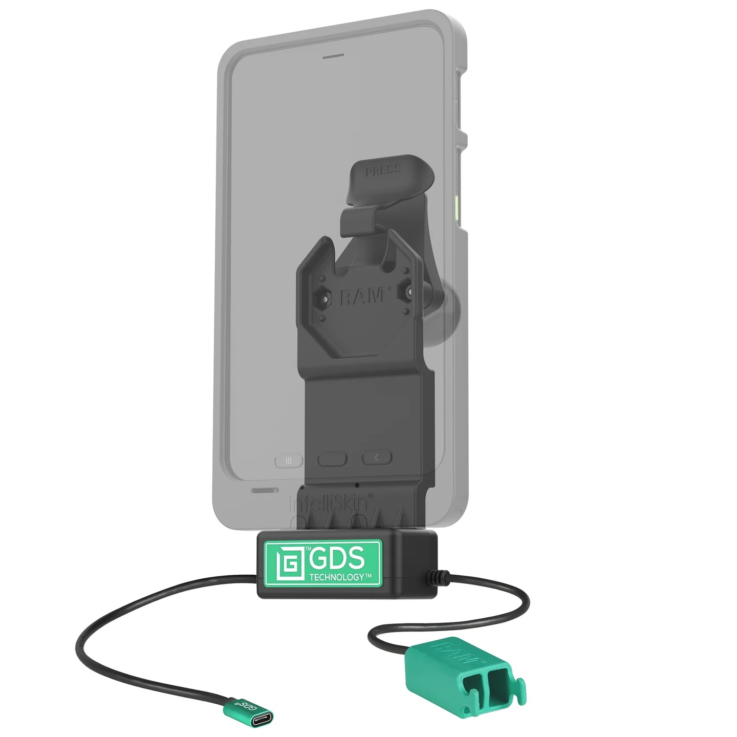 RAM-GDS-DOCK-U1CD2U GDS® Uni-Conn™-Dock Power USB-C & Dual Peripherie USB-A 9