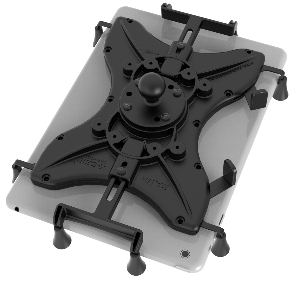 RAM-B-202-UN9U Ram Mount X-Grip Universalhalter für 9-11 Zoll Tablets und RoundBase mit B-Kugel 2