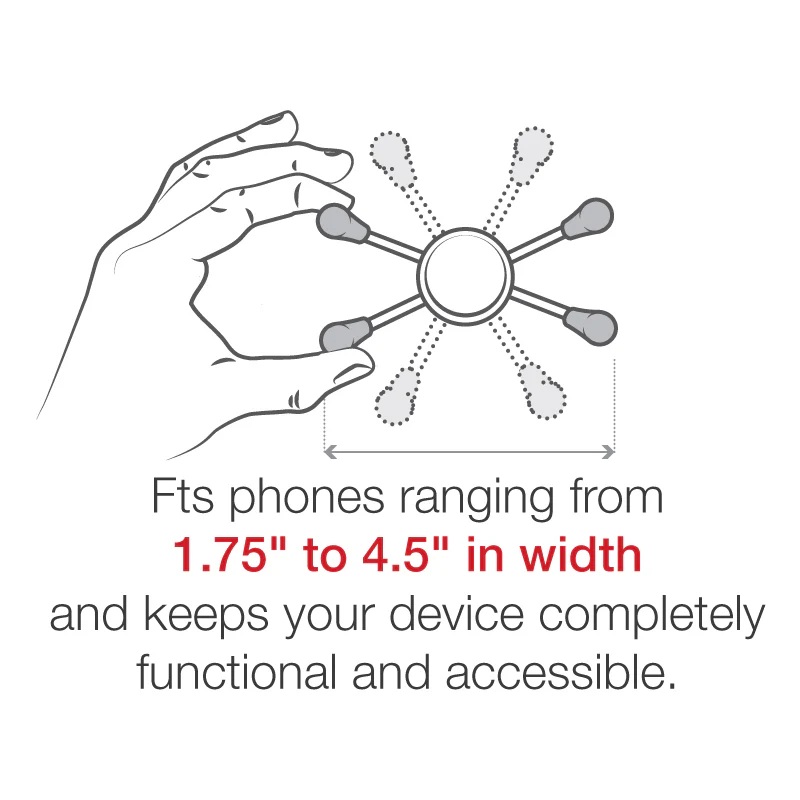 Ram Mounts X-Grip Fahrradhalterung für iPhone und Samsung EZ On und Off