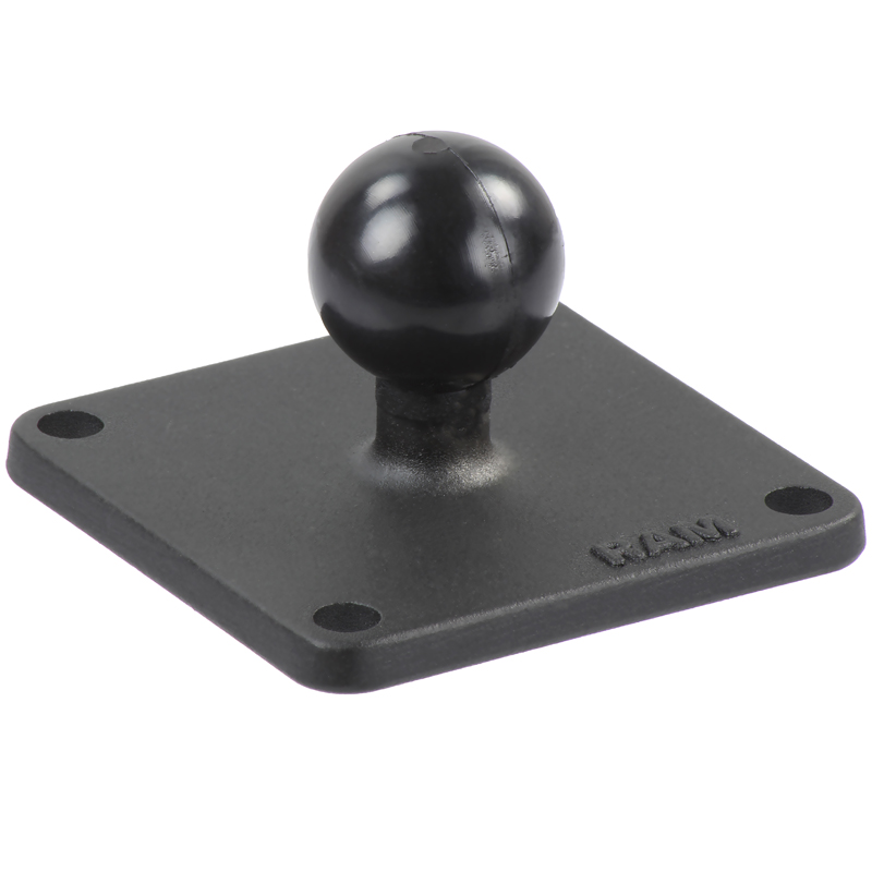RAM-B-202U-2525 Ram Mount Square Base mit 2x 2 Zoll 4-Lochmuster und B-Kugel 1