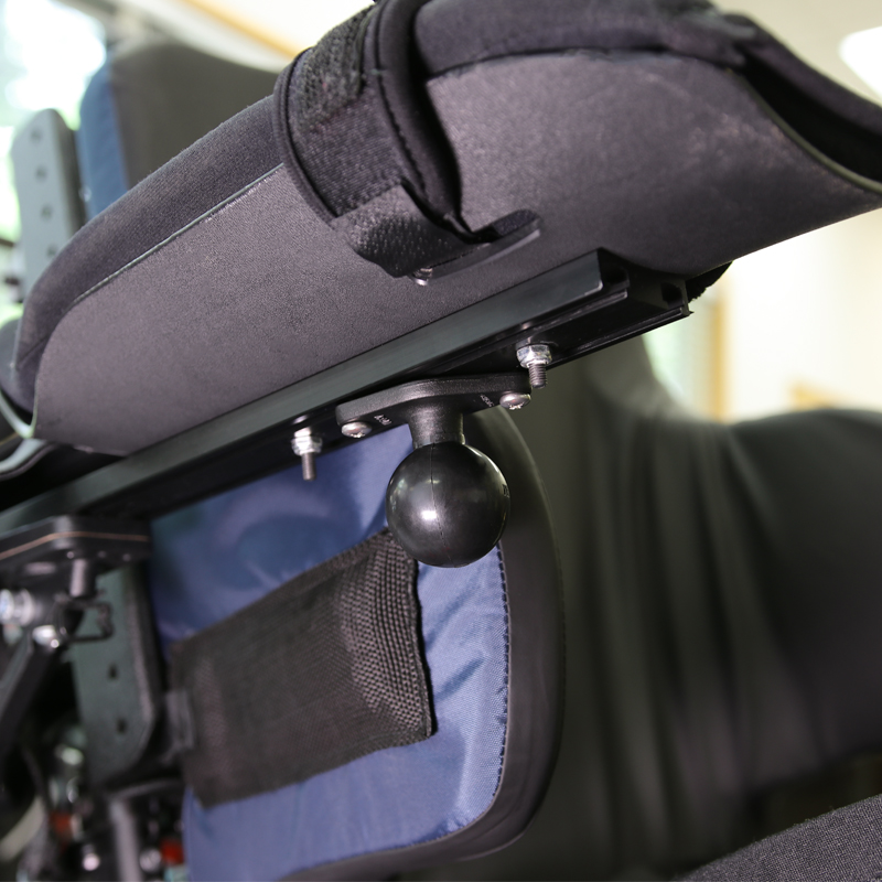 RAM-238-WCT Armlehnen- und Sitzschienenbasis für Rollstühle 5