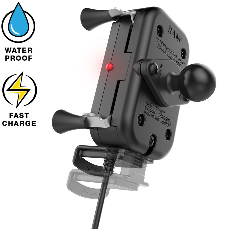 RAM-HOL-UN12WB Tough-Charge induktive Smartphone Halterung (wasserfest) 3