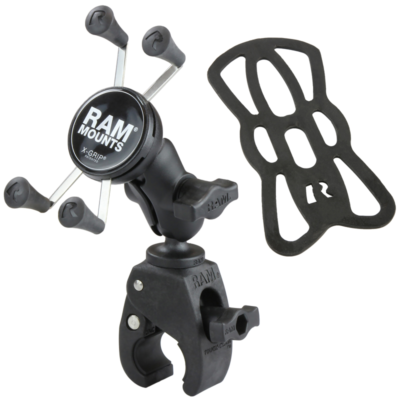 RAM-B-400-A-HOL-UN7BU Small X-Grip® Universalhalteklammer , B-Arm kurz, kleine Tough-Claw Klemme 1