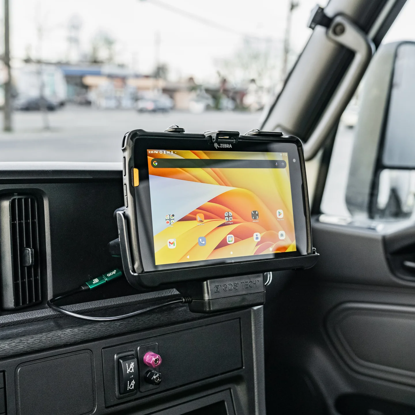RAM-GDS-DOCK-ZE20PU GDS Ladedock EZ-Roll'r für Zebra ET4x8" Tablets in IntelliSkin 8