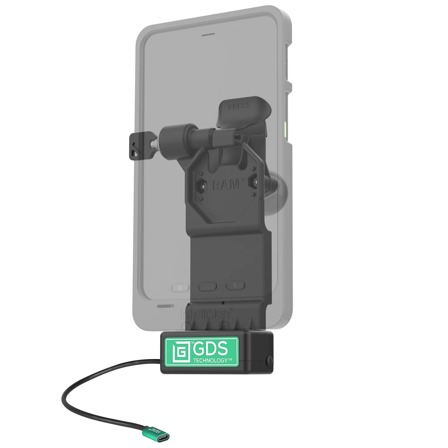 RAM-GDS-DOCKLL-U1CPU GDS® Uni-Conn™ Dock mit Power USB-C (Schloss links) 4