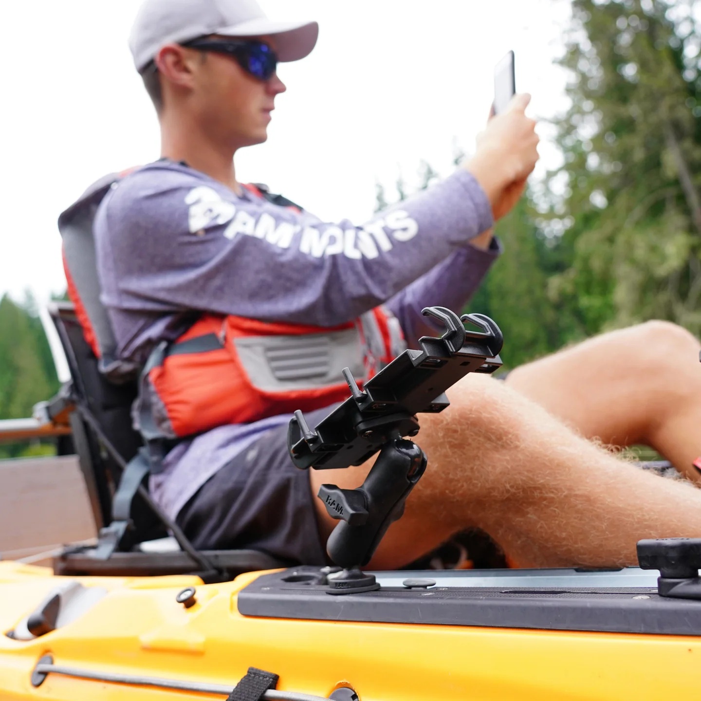 RAM-B-201U Socket Arm B mittellang aus Aluminium 8