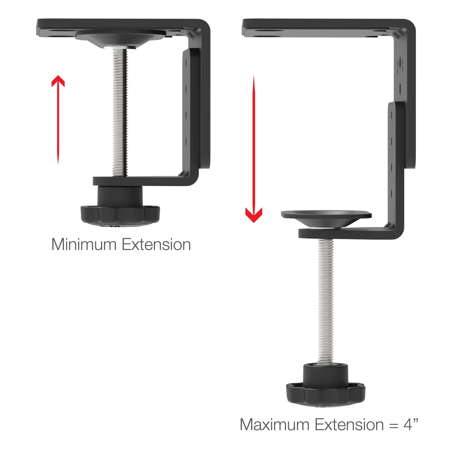RAM-CC1U RAM® Heavy Duty C-Klemmbasis für GDS Pedestal Docks & Round Base-Haltearmsysteme 4