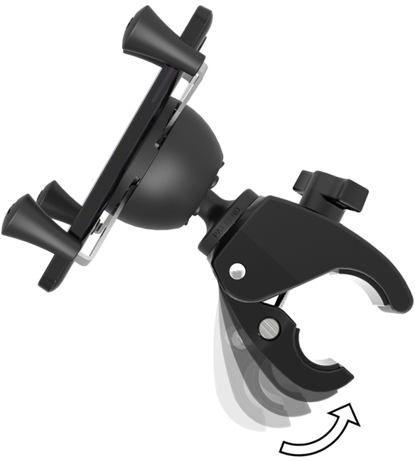 RAM-HOL-UN7-400U Ram Mount X-Grip Universalhalteklammer für Smartphones mit kleiner Tough-Claw 3