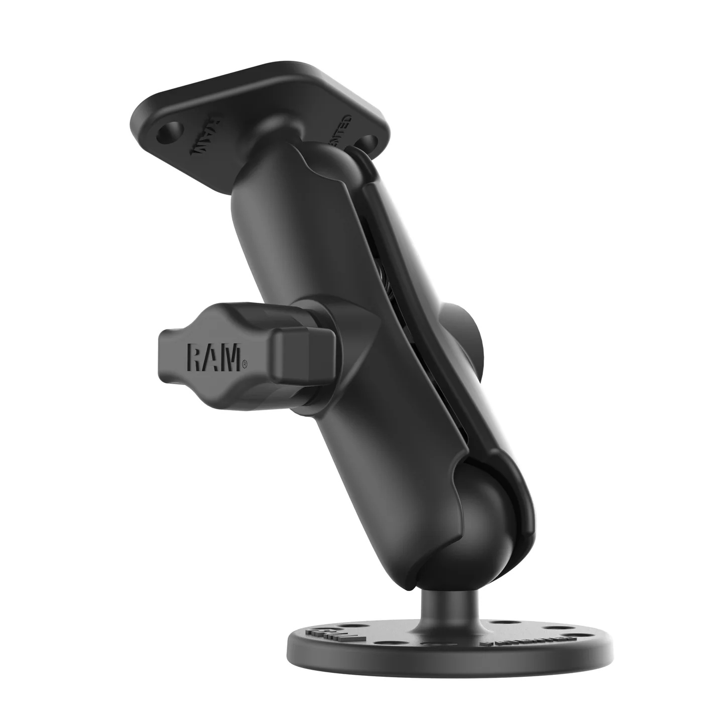 RAM-B-138U Ram Mount B-Arm-Basisset mittellang aus Aluminium mit Diamond Base u. Round Base 5