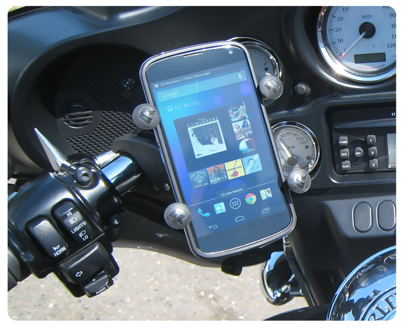 RAM-HOL-UN7-400U Ram Mount X-Grip Universalhalteklammer für Smartphones mit kleiner Tough-Claw 10