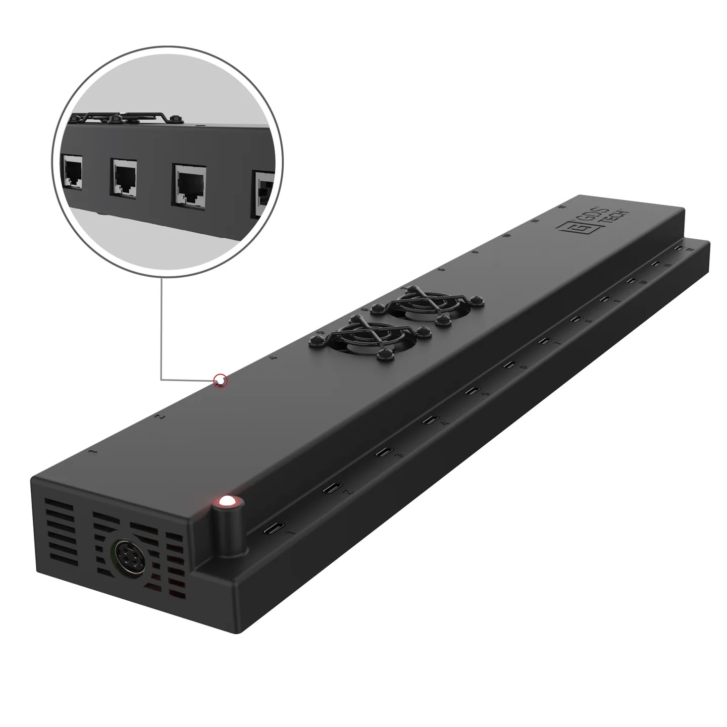 RAM-GDS-CHARGE-USBC-RJ45-12 GDS® 12-Port 300W USB-C + RJ45 Power Delivery Wandladegerät 2