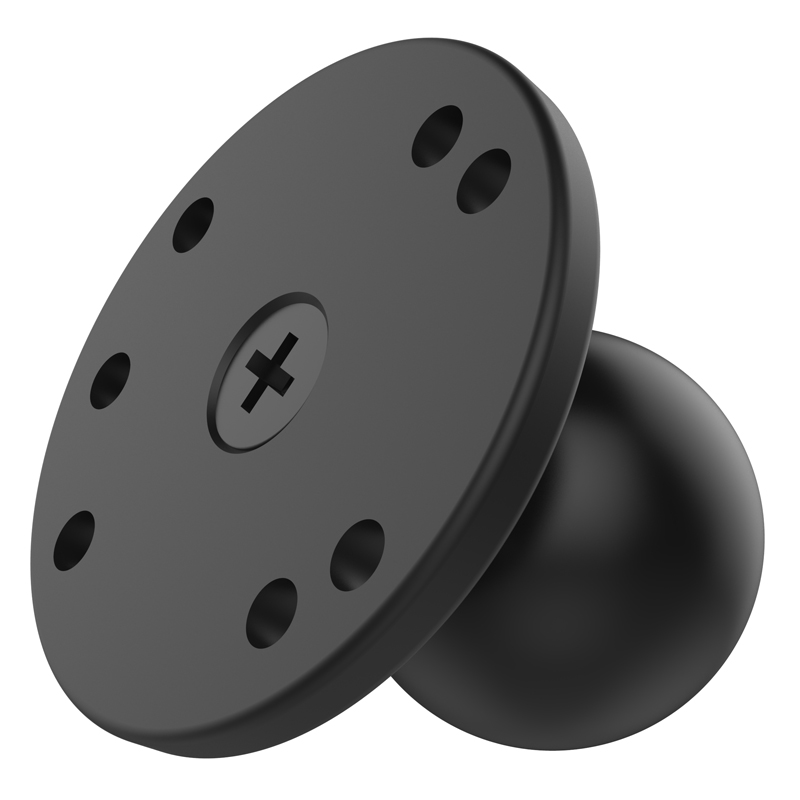 RAM-202U-IN1 Round Base mit Stahlschraube 1