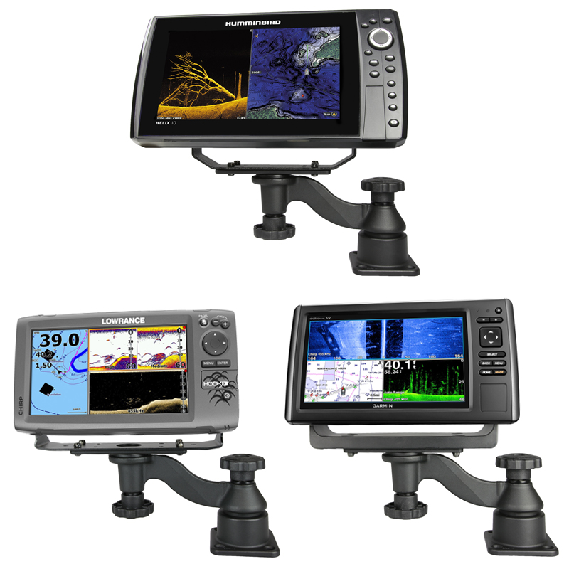 RAM-109HU Swing Arm Halterung für Fishfinder mit Geräteplatte 3
