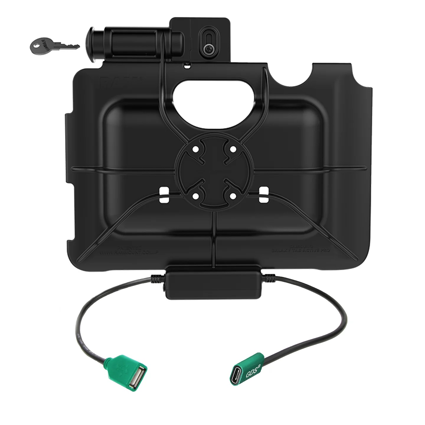 RAM-HOL-SAM57CPKL-1AU RAM®abschließbares Lade- und Datendock für Tab Active4 Pro & Tab Active Pro 4