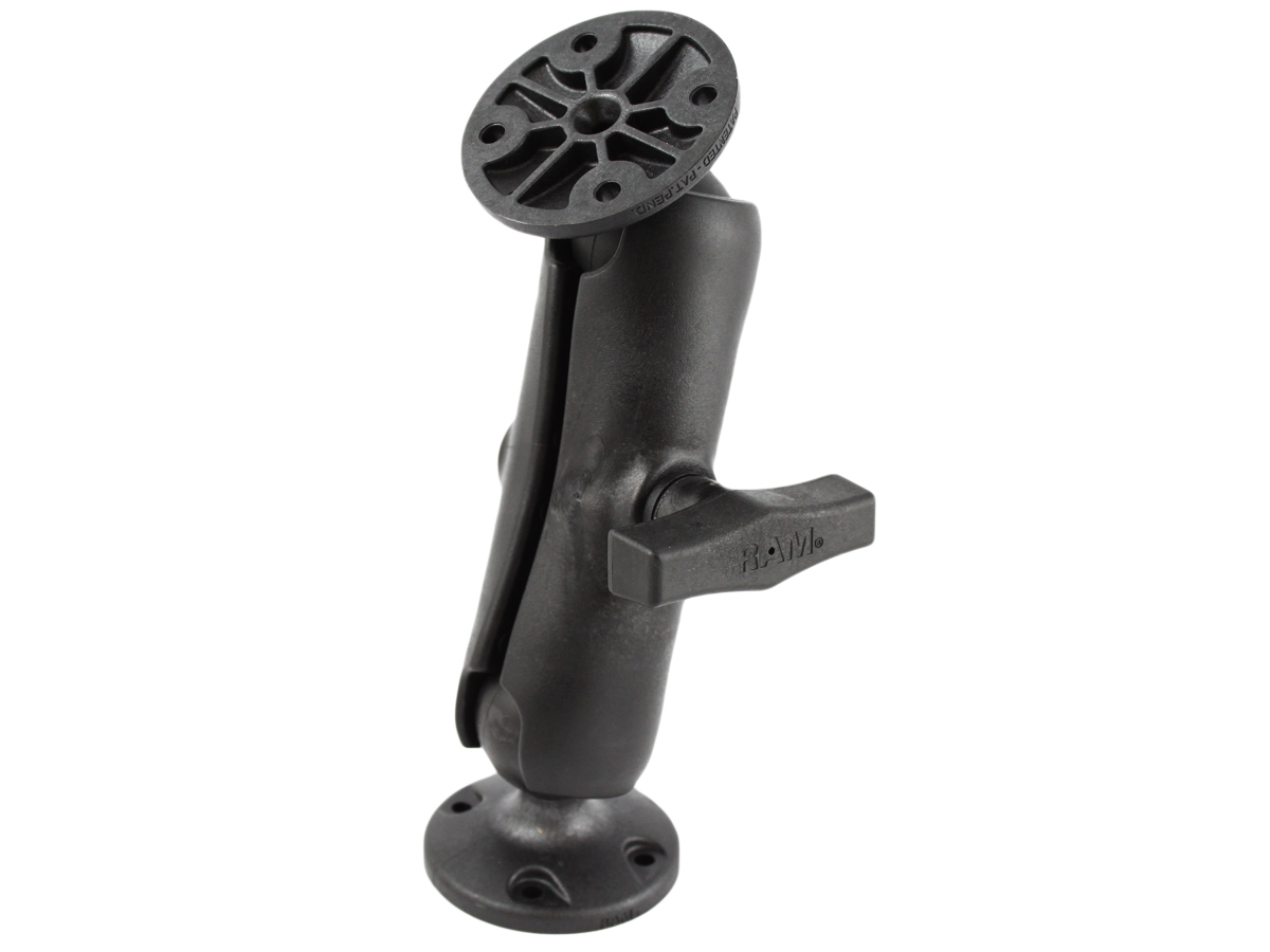 RAP-101U Double Ball Mount mit Round Base 1