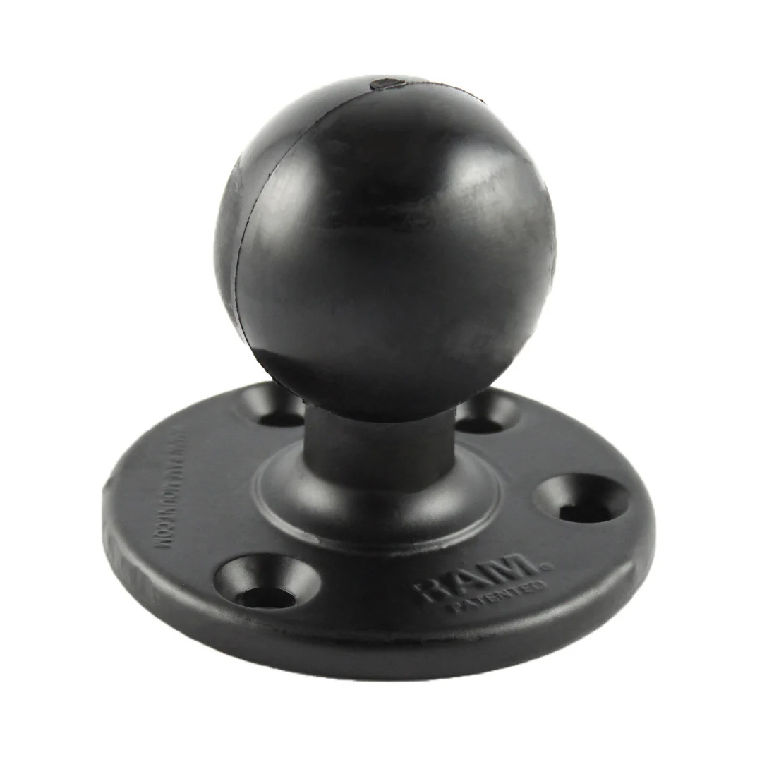 RAM-D-101U Doppel-Kugelhalterung Standard mit 2 x Round Base aus Aluminium 2