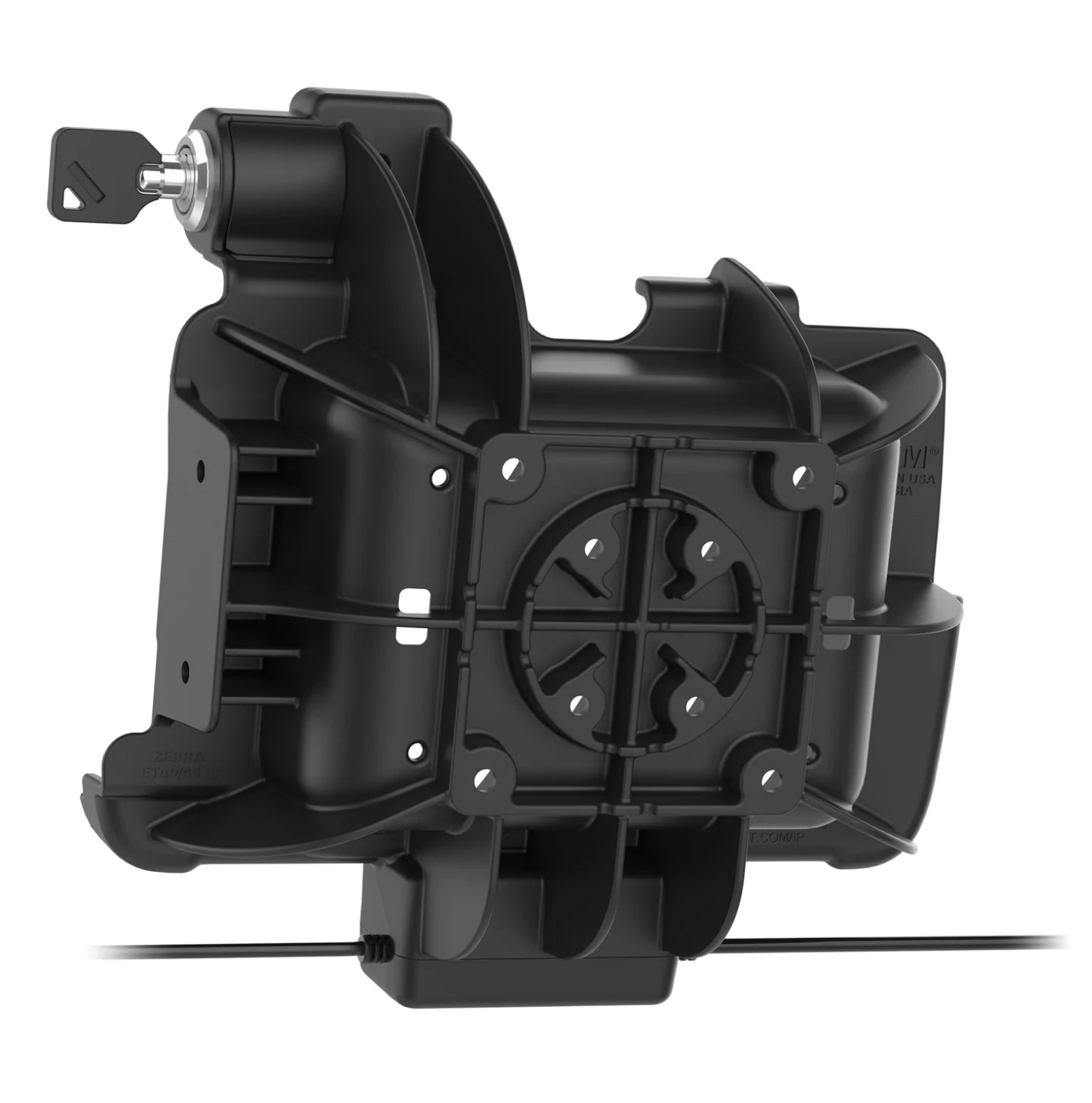 RAM-HOL-ZE20PDKLU RAM EZ-Roll'r Tought-Dock für Zebra ET4x 8" (Laden/Peripherie/Abschließbar) 3