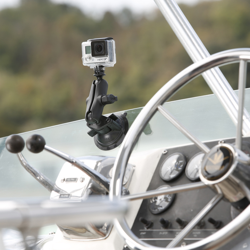 RAM-B-166-GOP1U Twist-Lock Kamerahalterung mit GoPro Hero Adapter 3