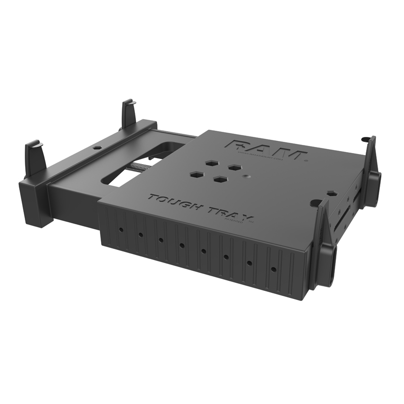RAM-234-3FL Tough-Tray Universal-Halteschale für Laptops 10"-16" mit flachen Spannarmen 4