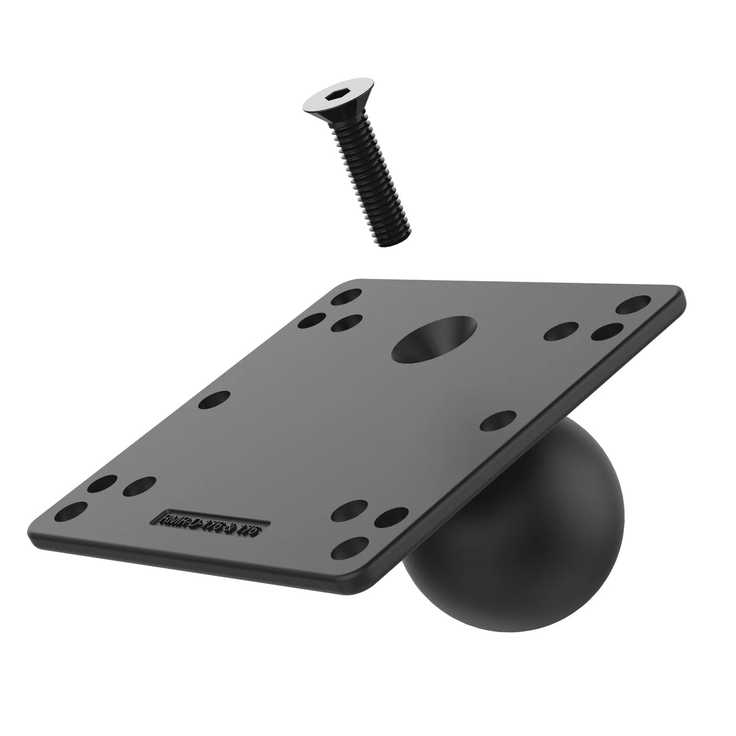 RAM-D-101U-246-IN1 Ram Mount D-Arm-Basisset stahlverstärkt mit Vesa-Platte u. Round Base 3