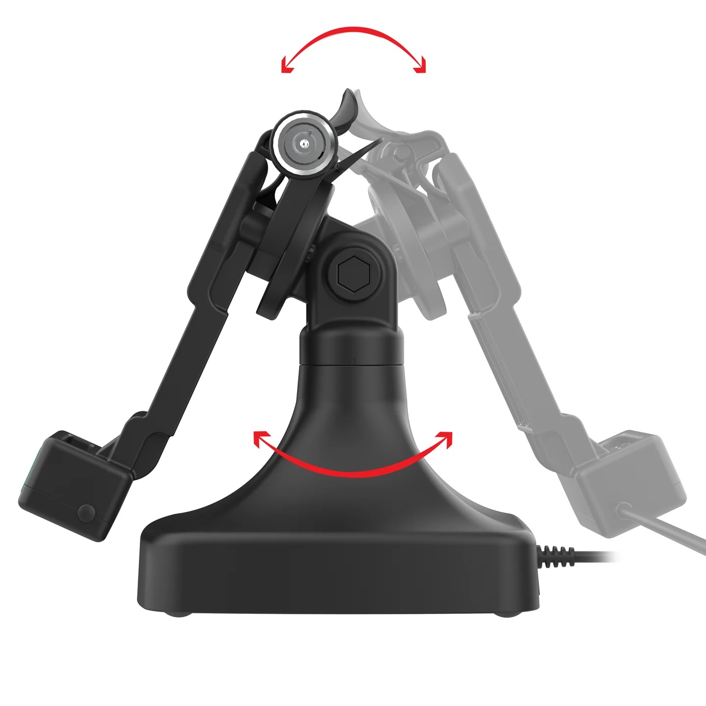 RAM-GDS-DOCKLR-D14-U1C GDS® Uni-Conn™ Tilt & Swivel Ladedock mit USB-C, abschließbar 4