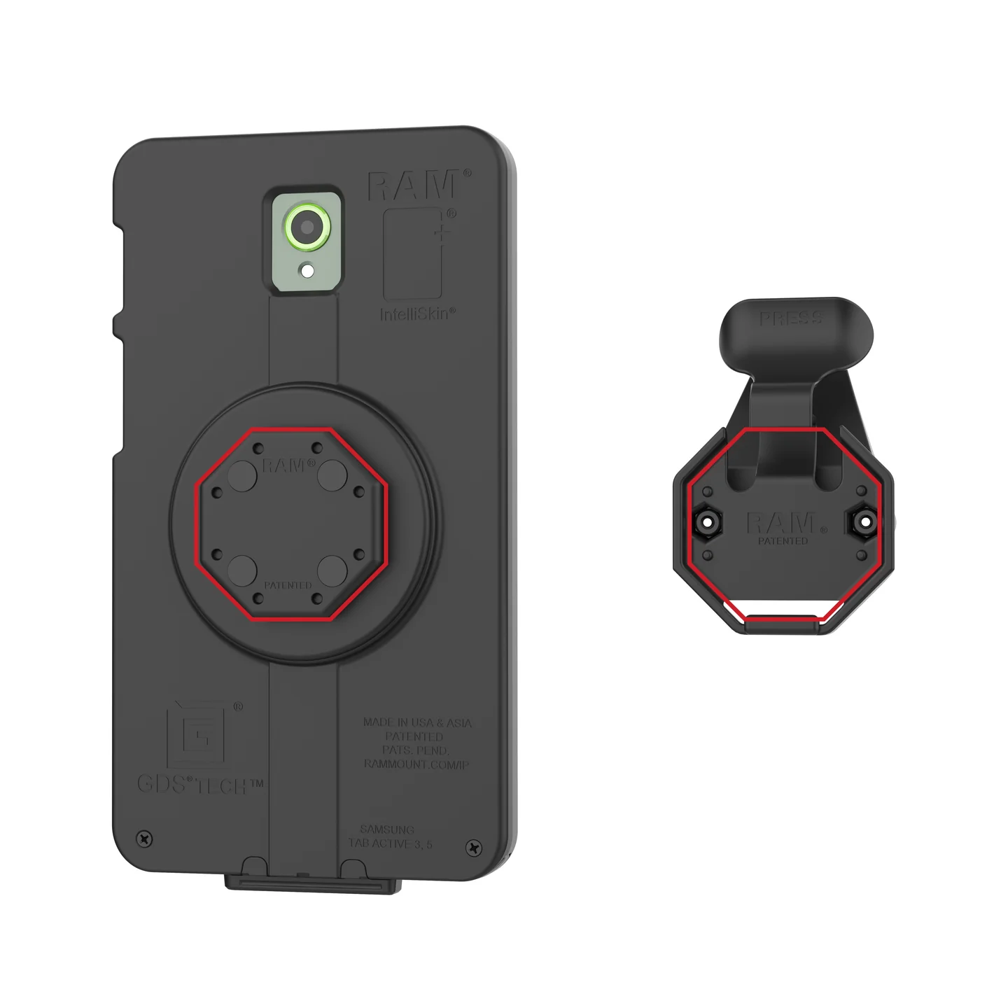 RAM-HOL-U1U Halte-Clip für Tablets mit GDS Uni-Conn Adapter 3