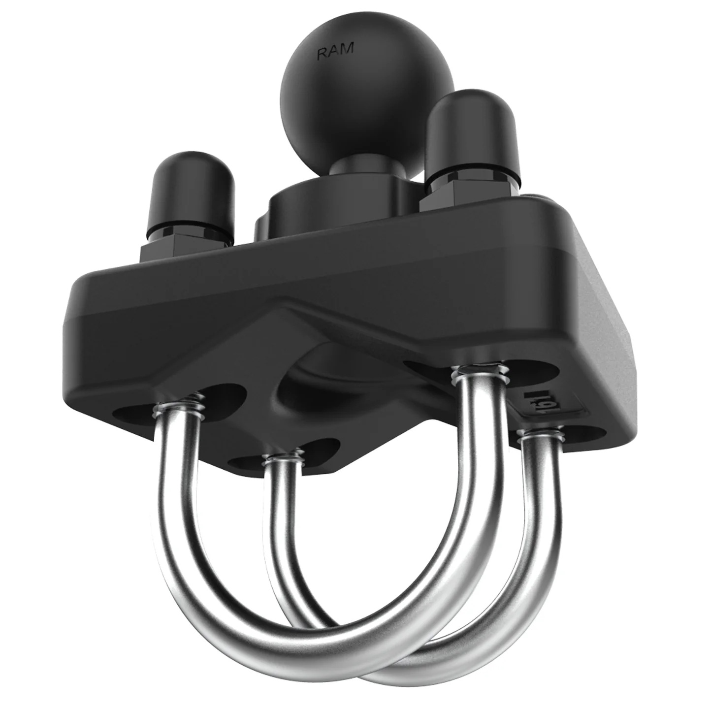 RAM-B-101-235U Lenkerhalterset mit Doppelbügelschelle 1"-1.25" mit Round Base 2