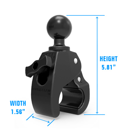 RAP-404-TAB17U Universal-Tablethalterung mit Tough-Claw Halteklammer für 10-11 Zoll Tablet 14