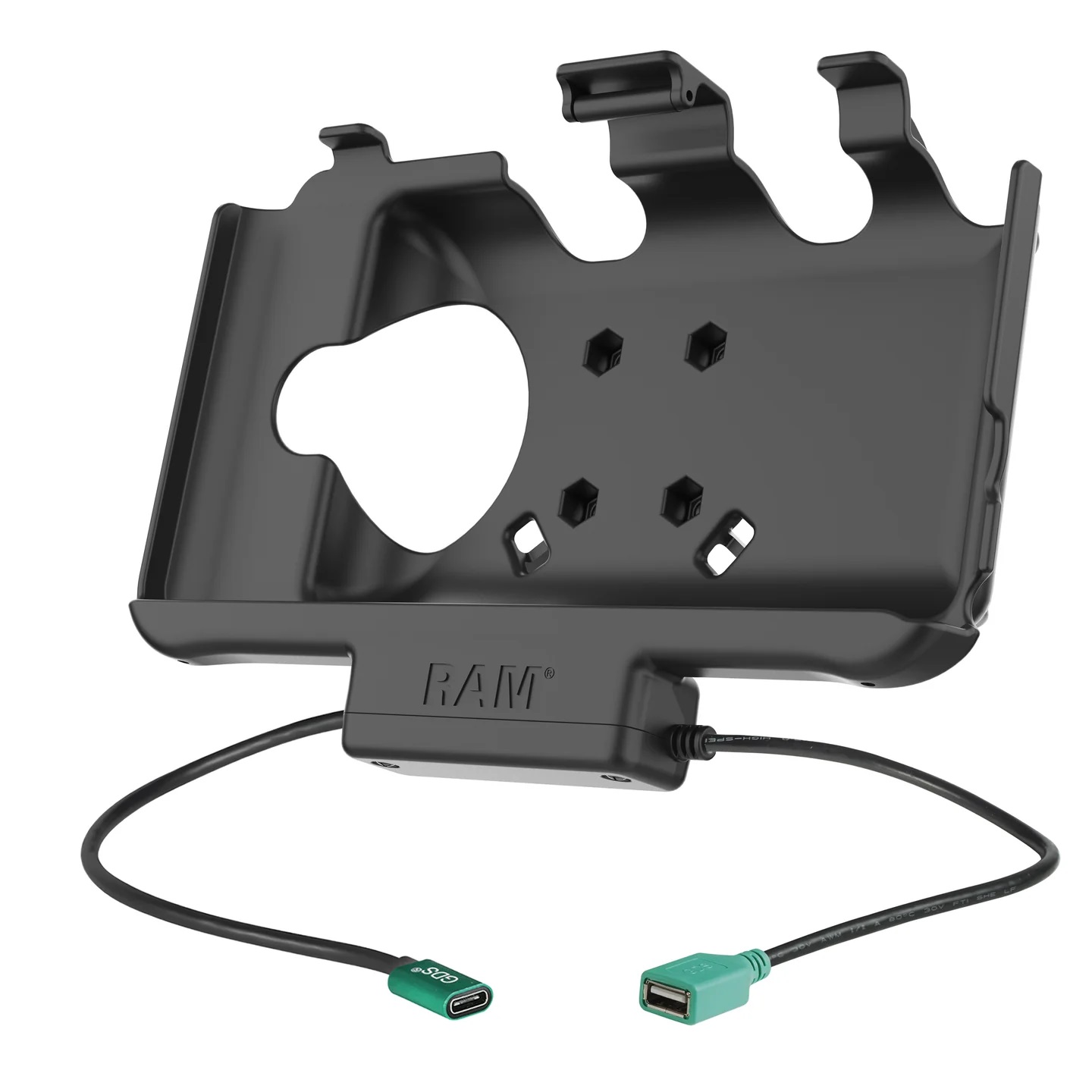 RAM-HOL-SAM60CP-1AU EZ-Roll'r™ Ladestation Samsung Tab Active 5/3/2 - Power USB-C & Output USB-A 3