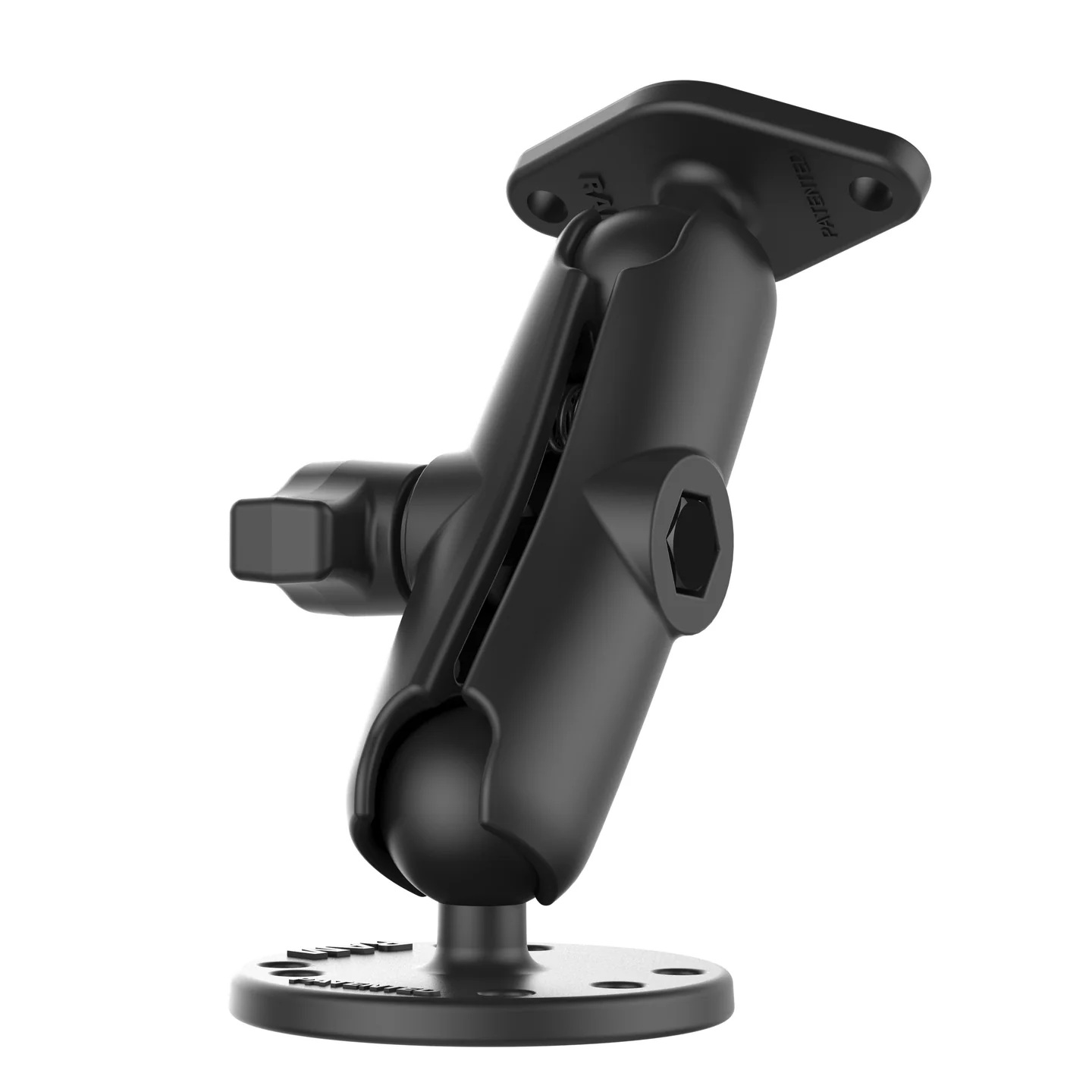 RAM-B-138U Ram Mount B-Arm-Basisset mittellang aus Aluminium mit Diamond Base u. Round Base 3