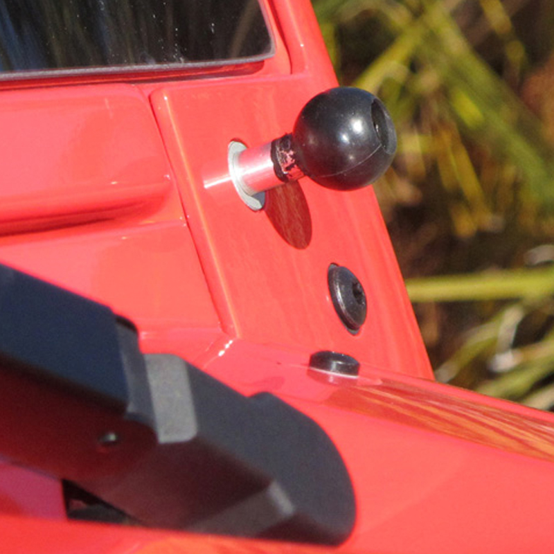 RAM-B-367U Ram Mount Motorrad-Lenkerbolzen-Schraubkopfadapter mit B-Kugel und M8-Schrauben 5