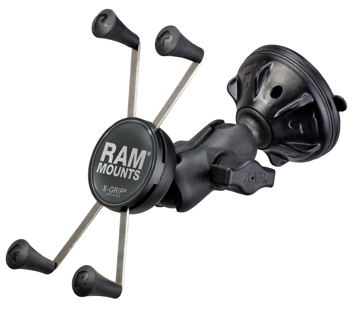 RAP-B-224-2-A-UN10U X-Grip Universalhalterung für große Smartphones mit Saugnapfbasis 2