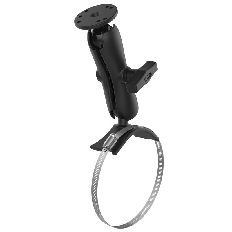 RAM-118U Halterset für Rohre von 4" - 5.5" mit großer Sattelschelle und Round Base 1 RAM-118U Halterset für Rohre von 4" - 5.5" mit großer Sattelschelle und Round Base 1