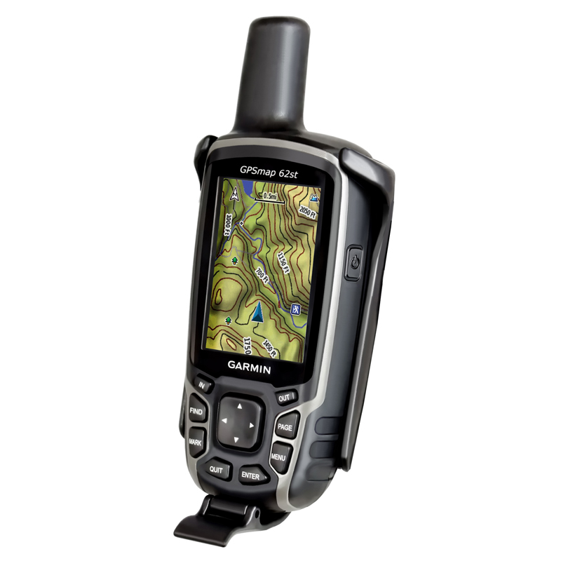 RAM-HOL-GA41U Halteschale für Garmin Astro 320, GPSMAP 62 & 64 Serie 1
