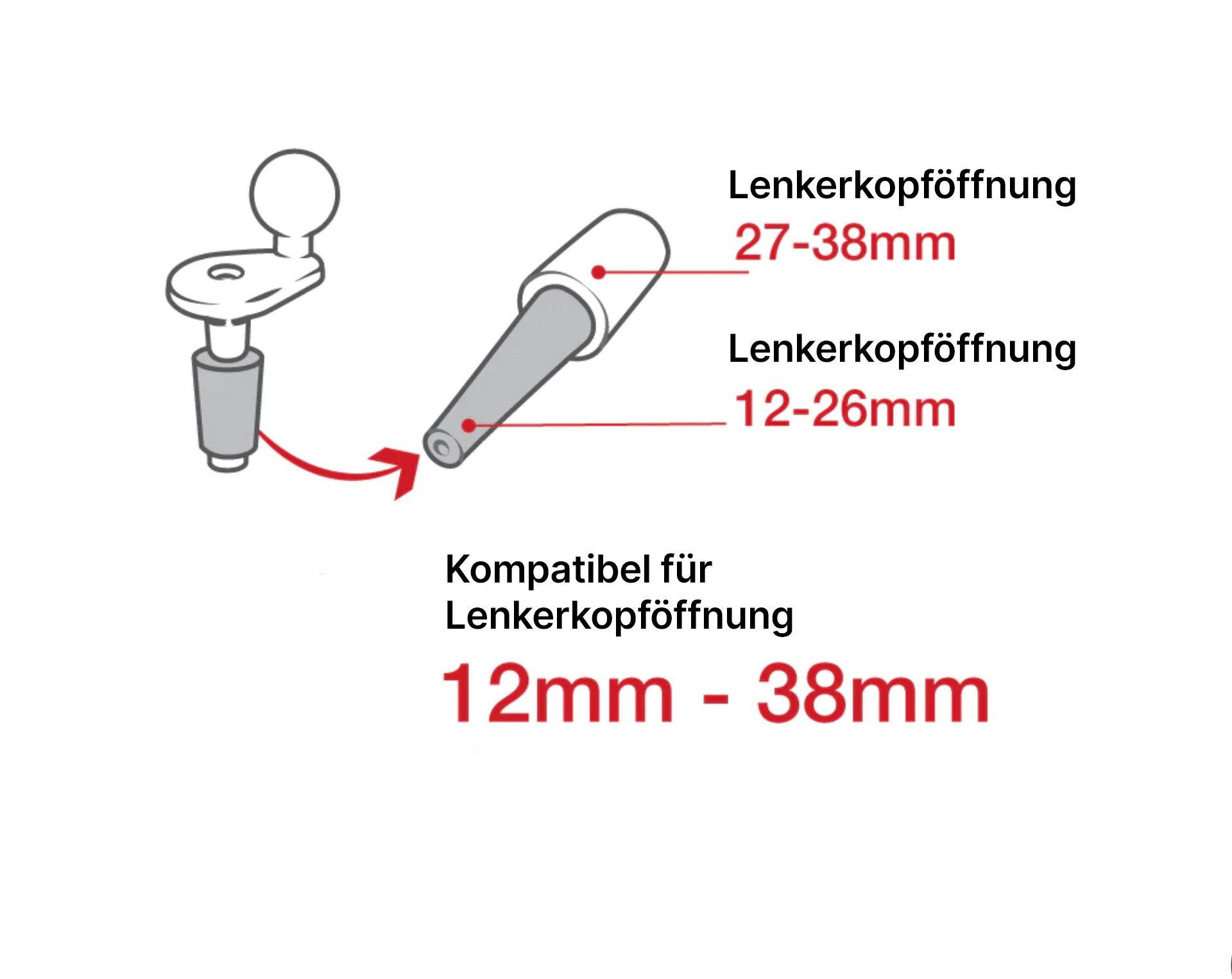 RAM-B-176-A-UN10U Large-X-Grip®Motorradhalterung mit Gabelschaftadapter 4