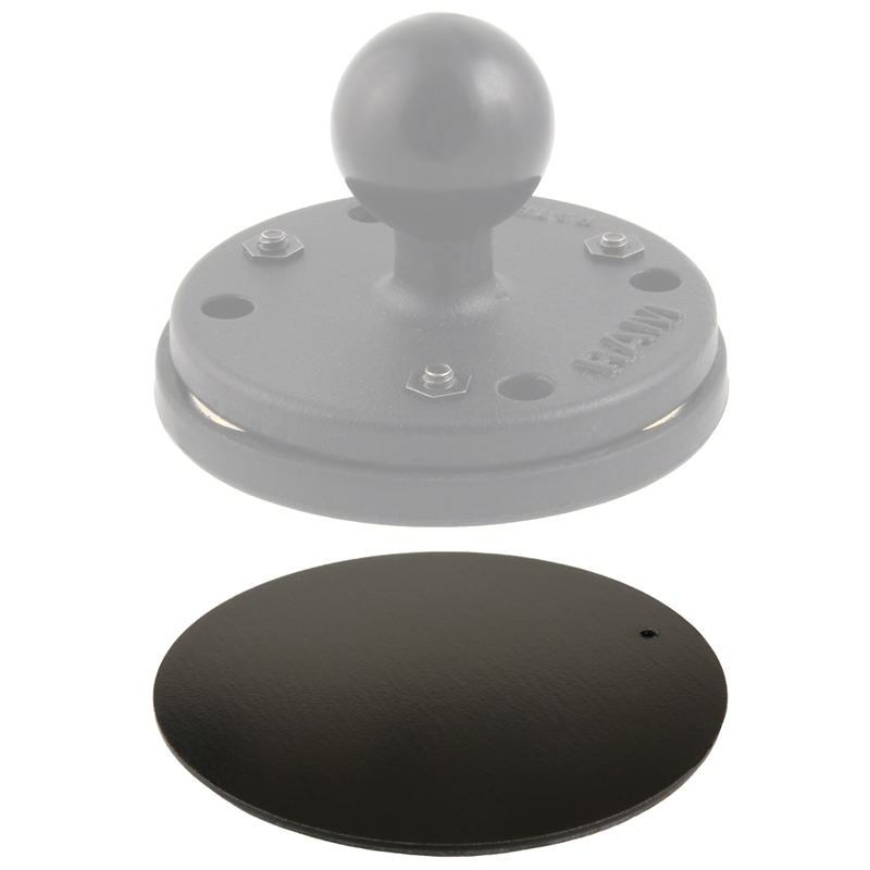 RAM-343-PU Selbstklebende Stahlplatte für Magnethalterbasis 2