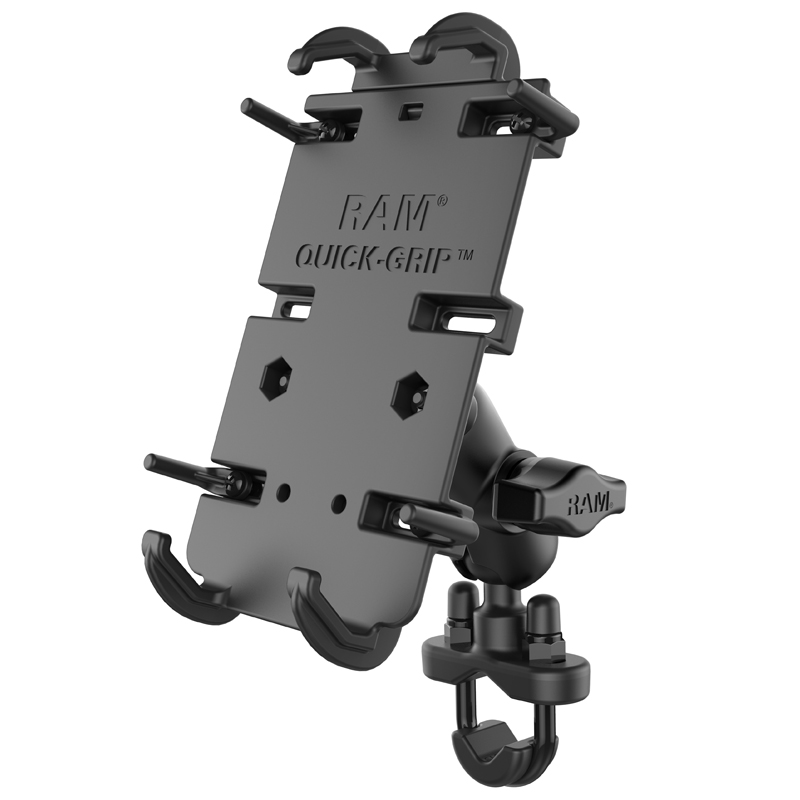 RAM-B-149Z-A-PD4U Quick-Grip Lenkerhalterung 0,5-1,25" für große Smartphones, Bügelschelle 3