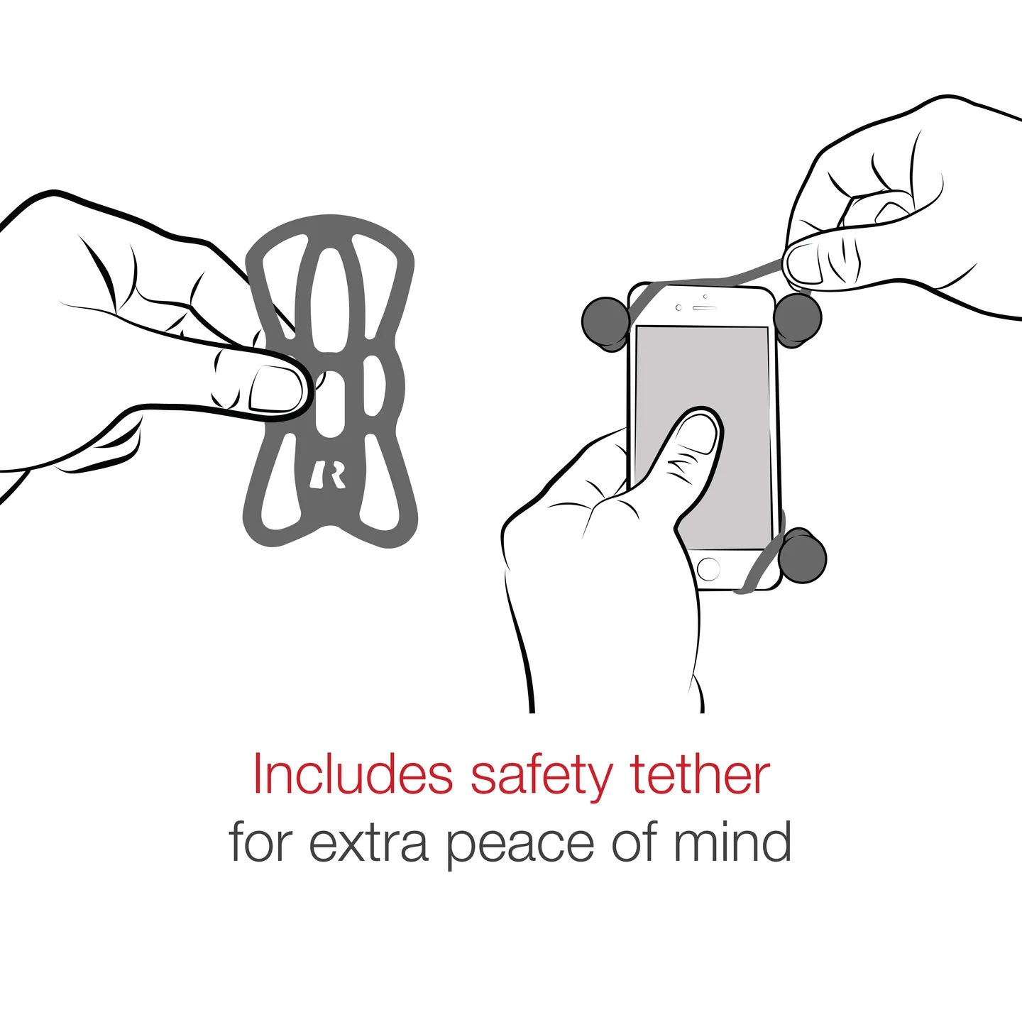 RAP-B-166-2-UN10U X-Grip Universalhalterung für große Smartphones - Twist-Lock (klein), Kunststoff 8