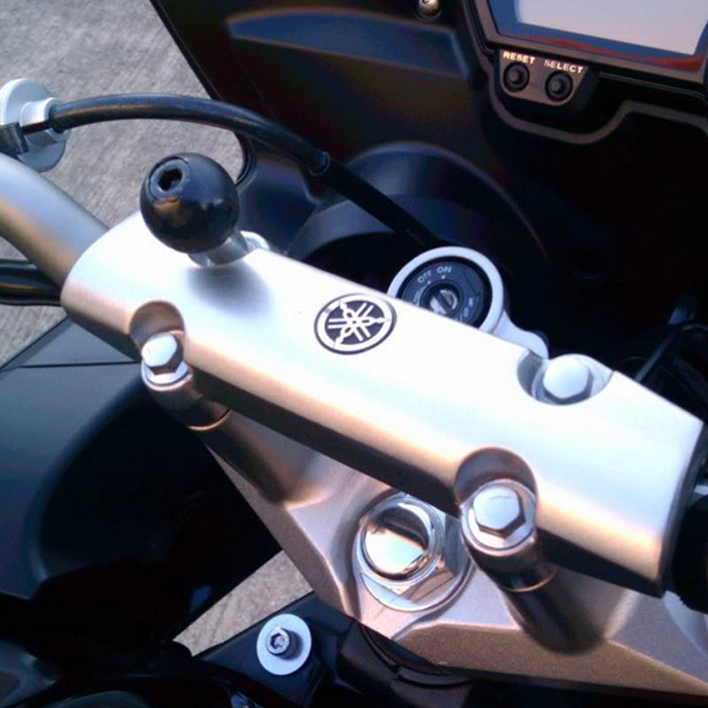 RAM-B-367U Ram Mount Motorrad-Lenkerbolzen-Schraubkopfadapter mit B-Kugel und M8-Schrauben 3