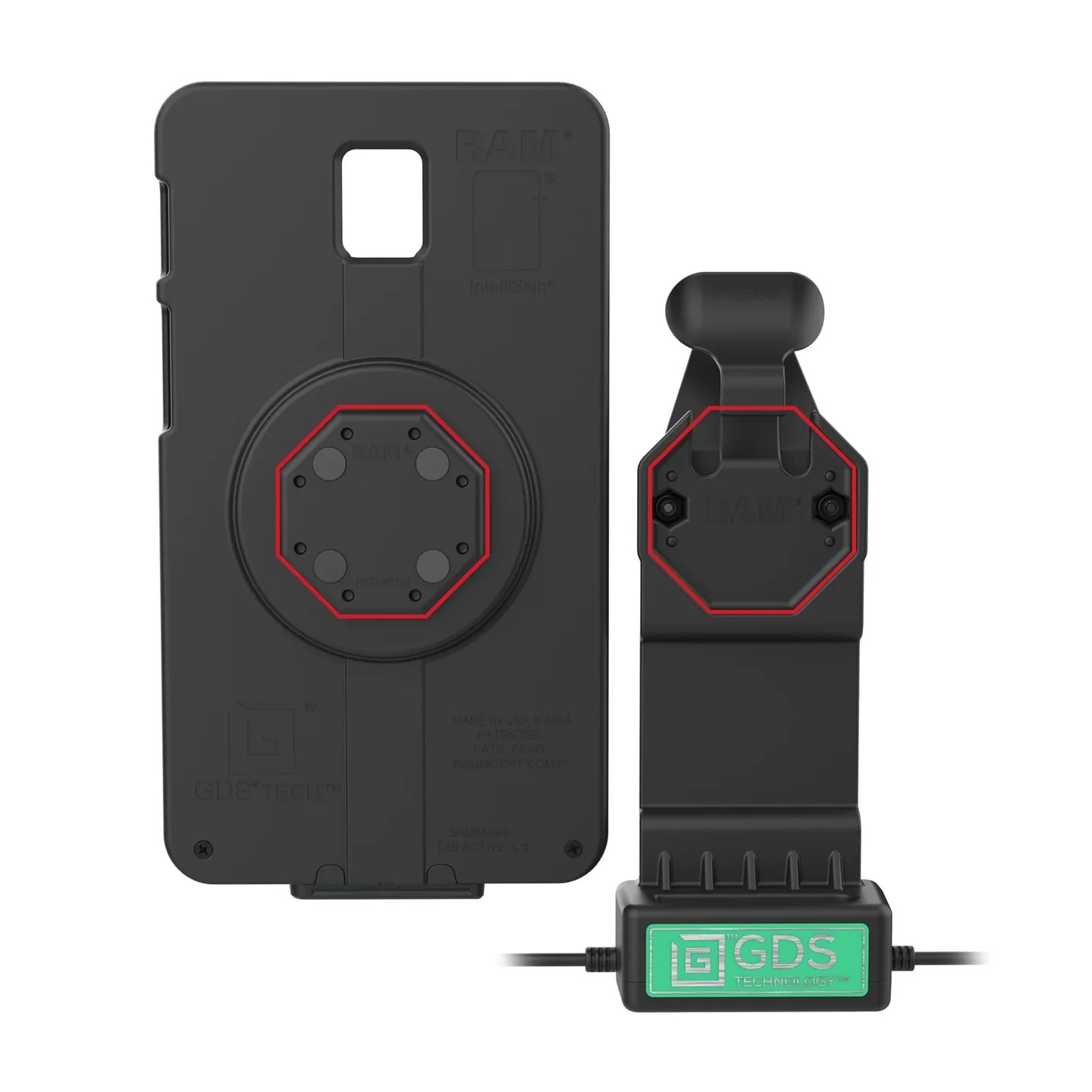 RAM-GDS-DOCK-U1CP-RJ45AU GDS® Uni-Conn™-Dock Power USB-C & Peripherie USB-A & RJ45 Daten 3