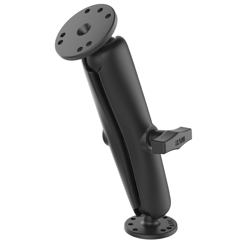 RAM-101U-D Ram Mount C-Arm lang aus Aluminium mit 2 mal Round Base 1
