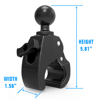 RAP-404-202U Tough-Claw (mittel) mit Round Base 2 RAP-404-202U Tough-Claw (mittel) mit Round Base 2