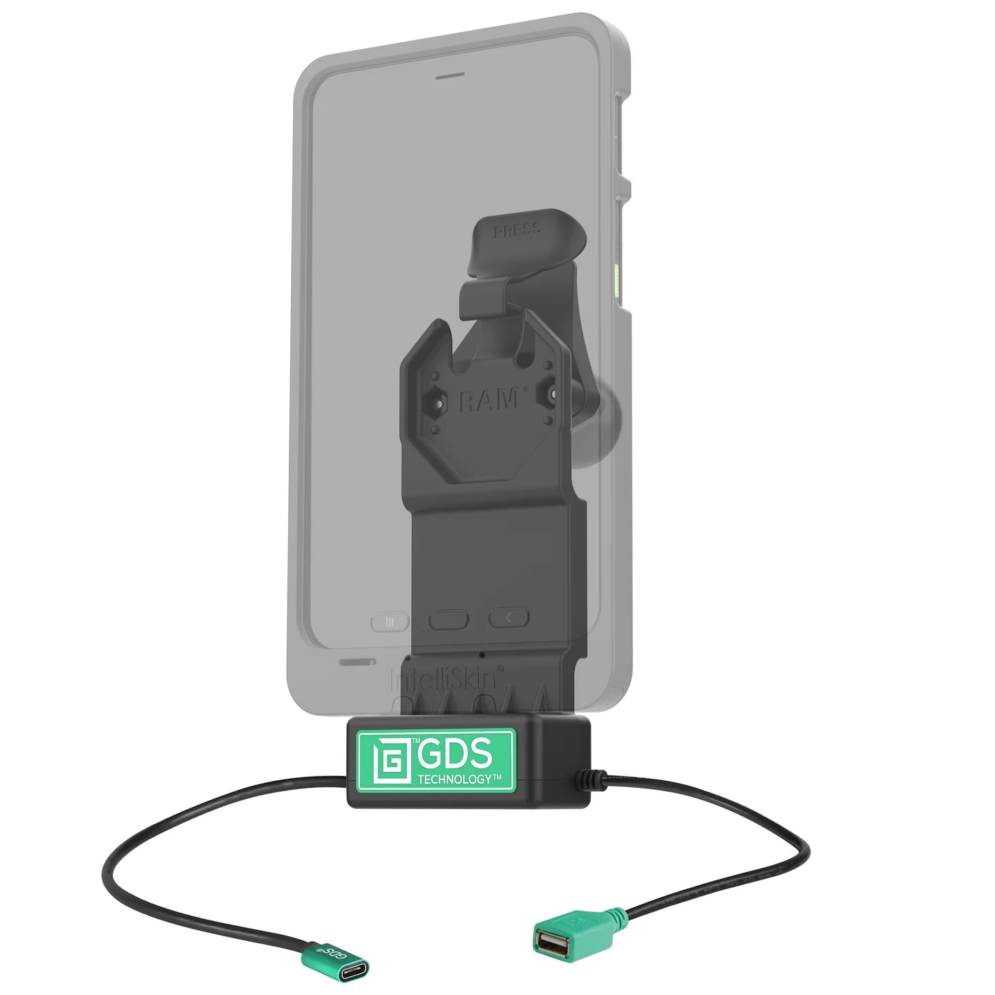 GDS Uni-Conn Dock Power USB C und USB A für Samsung Galaxy Tablets - Ram Mounts